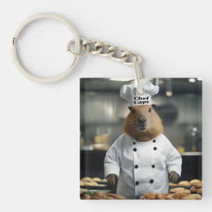 Porte-clefs Pâtisserie : La Capybara Culinaire