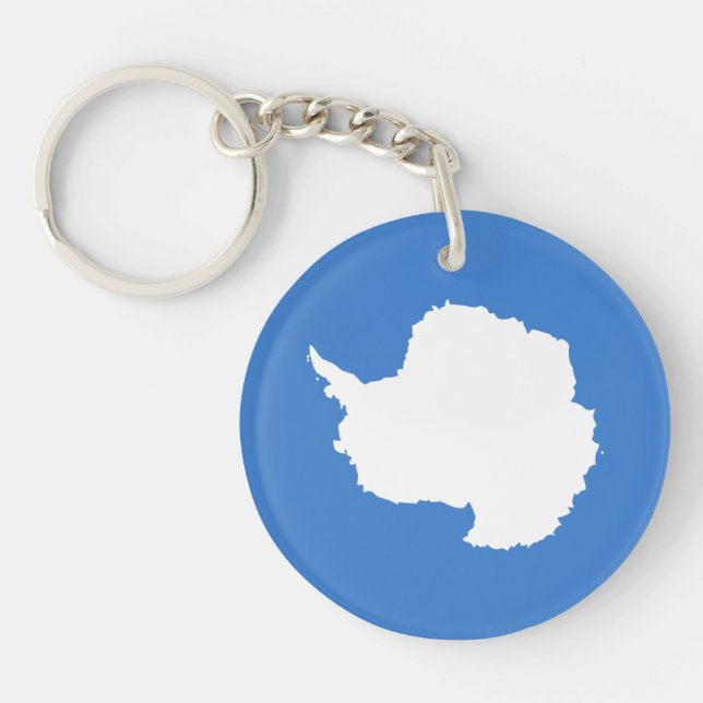 Porte-clefs Patriotic Antarctica Flag (Devant)