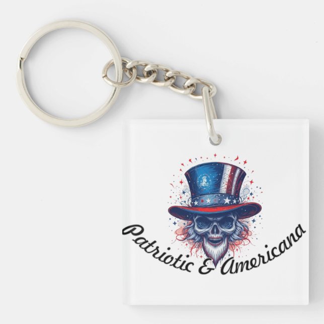 Porte-clefs Patriotique & Americana (Devant)