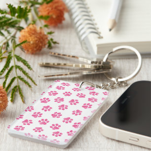 Porte-clefs Patrouilles De Doodle, Paws De Chien, Paws Roses