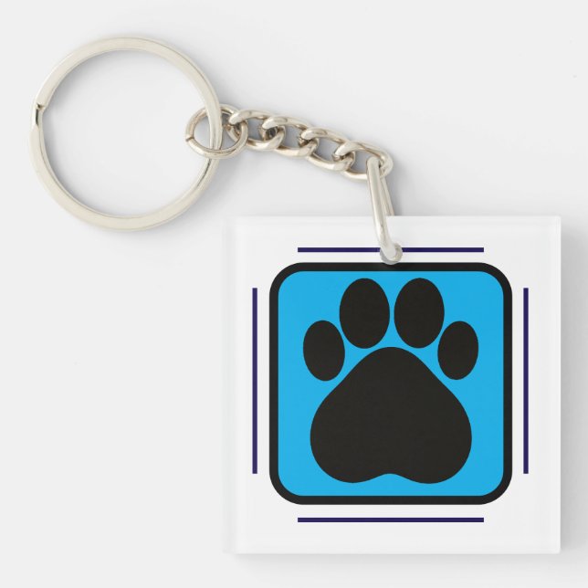 Porte-clefs patte (Devant)