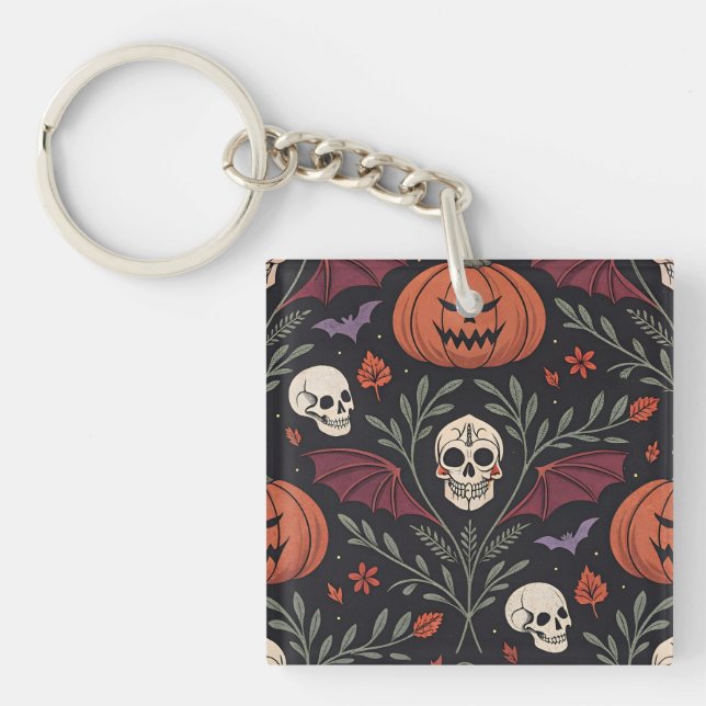 Porte-clefs Pattern d'Halloween (Devant)