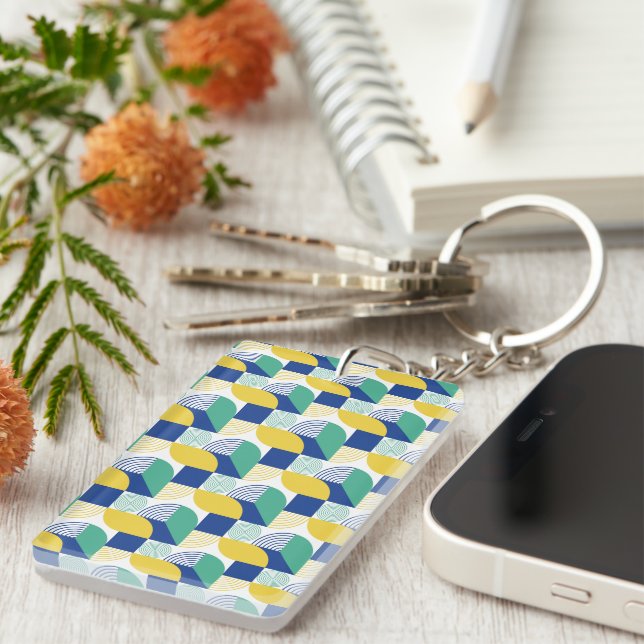 Porte-clefs Patters bleus (Devant droit)