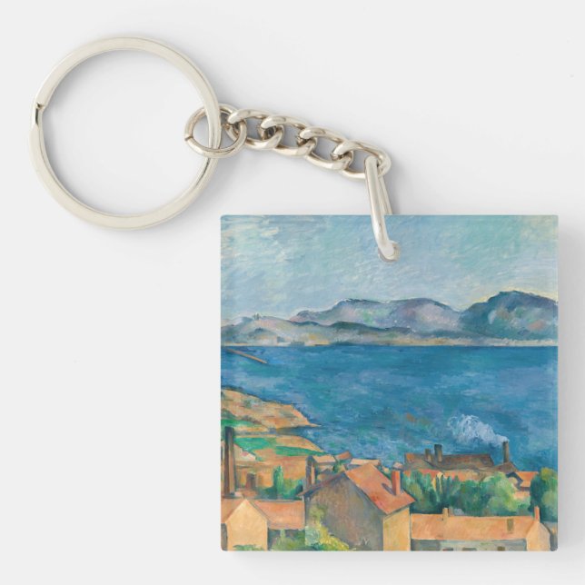 Porte-clefs Paul Cezanne - Baie de Marseille, vue d'Estaque (Devant)