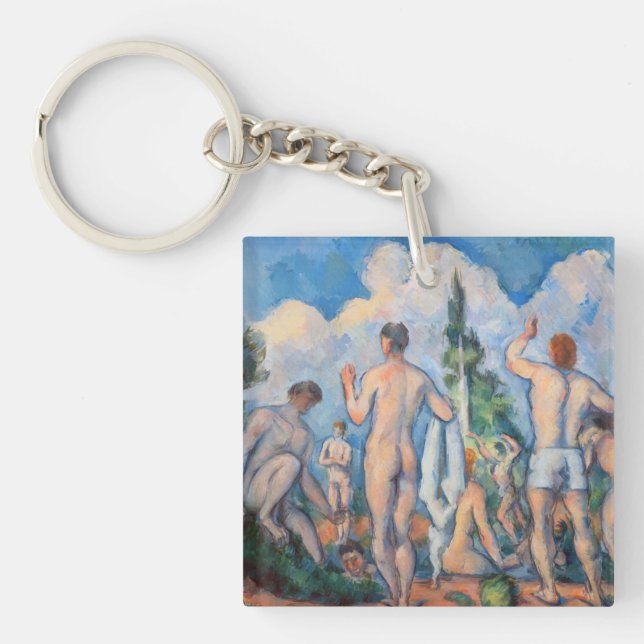 Porte-clefs Paul Cezanne - Baigneurs (Devant)
