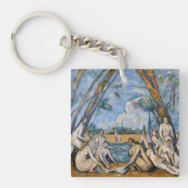 Porte-clefs Paul Cezanne - Les Grandes Baignoires (Devant)