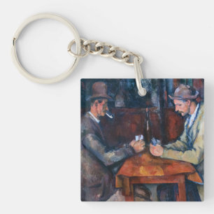 Porte-clefs Paul Cezanne - Les Joueurs De Cartes