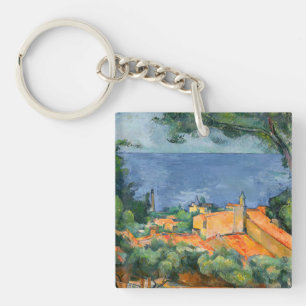 Porte-clefs Paul Cezanne - L'Estaque aux toits rouges
