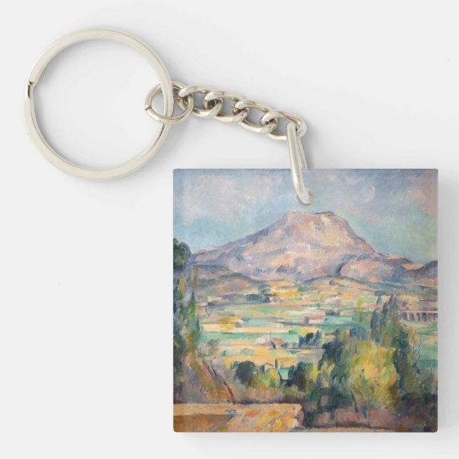 Porte-clefs Paul Cezanne - Mont Sainte-Victoire (Devant)
