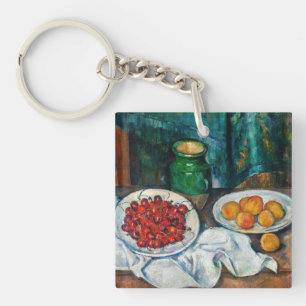 Porte-clefs Paul Cezanne - Nature morte aux cerises et aux pêc