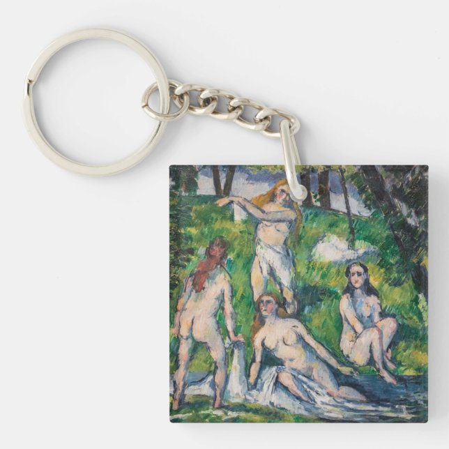 Porte-clefs Paul Cezanne - Quatre Bathers (Devant)