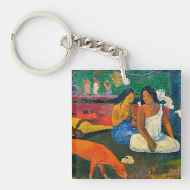 Porte-clefs Paul Gauguin - Arearea / Le Chien Rouge (Devant)
