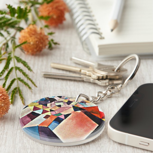 Porte-clefs Paul Klee, Insight in a City, (Devant droit)