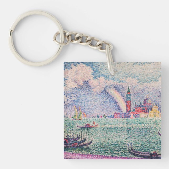 Porte-clefs Paul Signac - Arc-en-ciel, Venise (Devant)