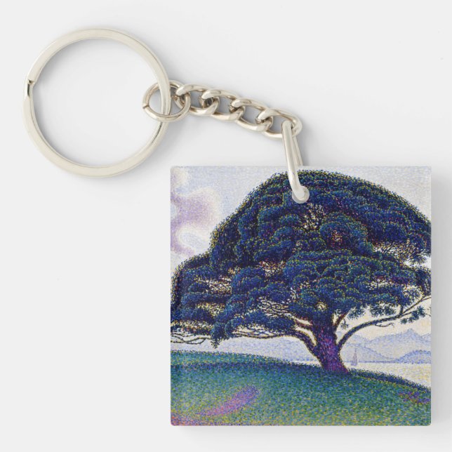 Porte-clefs Paul Signac - Le pin Bonaventure (Devant)