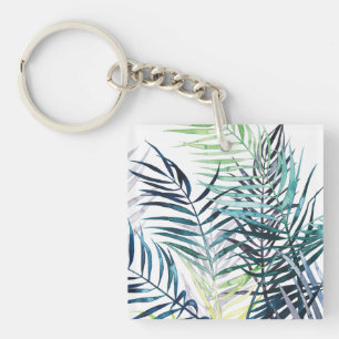 Porte-clefs Paumes crépusculaires - feuille tropical