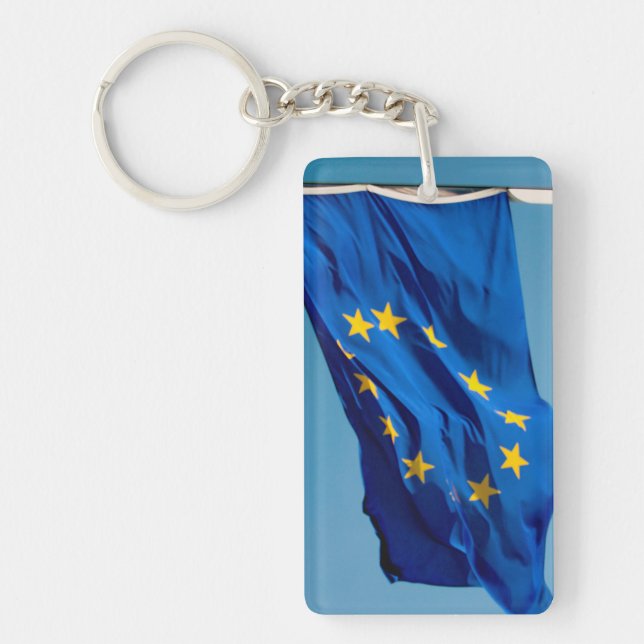 Porte-clefs pavillon de l'UE (Devant)