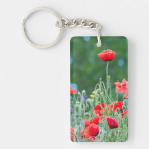 Porte-clefs Pavot sauvage