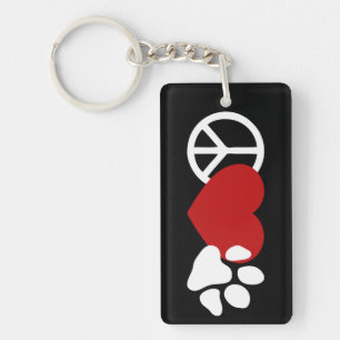 Porte-clefs Paw Aimé-La Paix