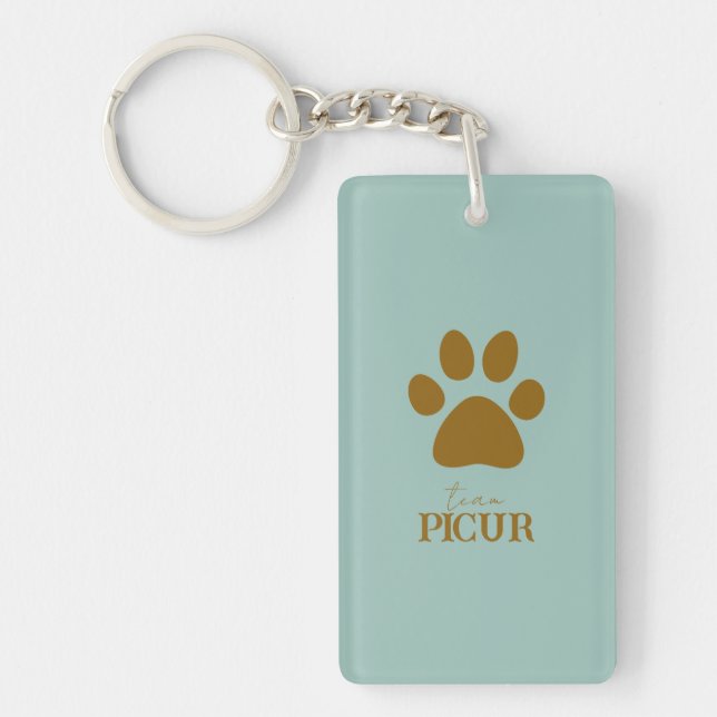 Porte-clefs Paw personnalisé (Devant)
