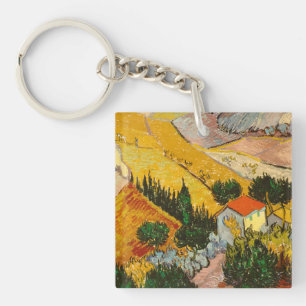 Porte-clefs Paysage avec Maison et PloughmaVincent van Gogh