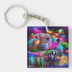 Porte-clefs Paysage de rêve vif : Agrizoophobie