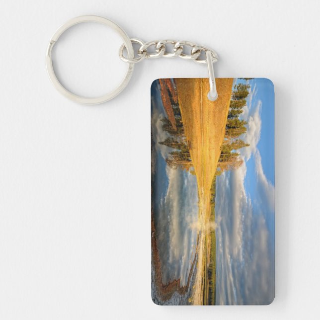 Porte-clefs Paysage de Yellowstone (Devant)