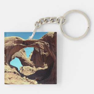 Porte-clefs Paysage du désert de Double Arch