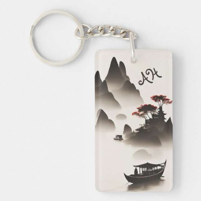 Porte-clefs Paysage japonais - (Devant)