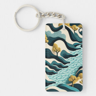 Porte-clefs Paysage moderne