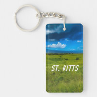 Paysage rural de Saint-Kitts