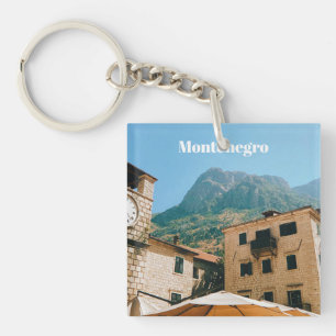Porte-clefs Paysage urbain du Monténégro 