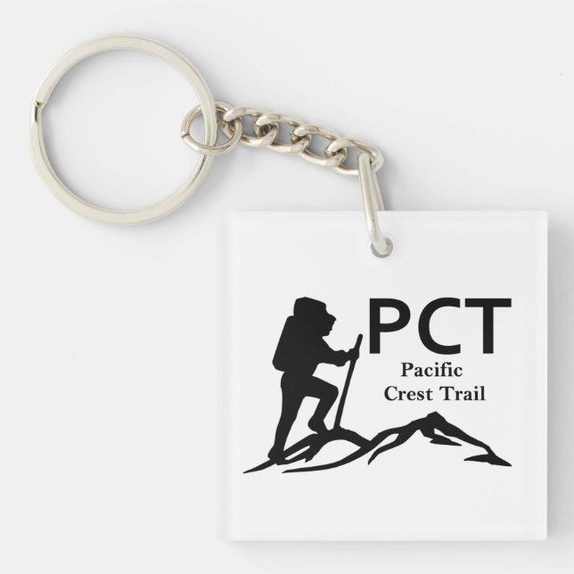 Porte-clefs PCT - Sentier Pacific Crest (Devant)
