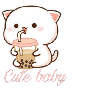 Porte-clefs Peach et Goma Mochi Chat Bubble Tea Baby Bodysuit