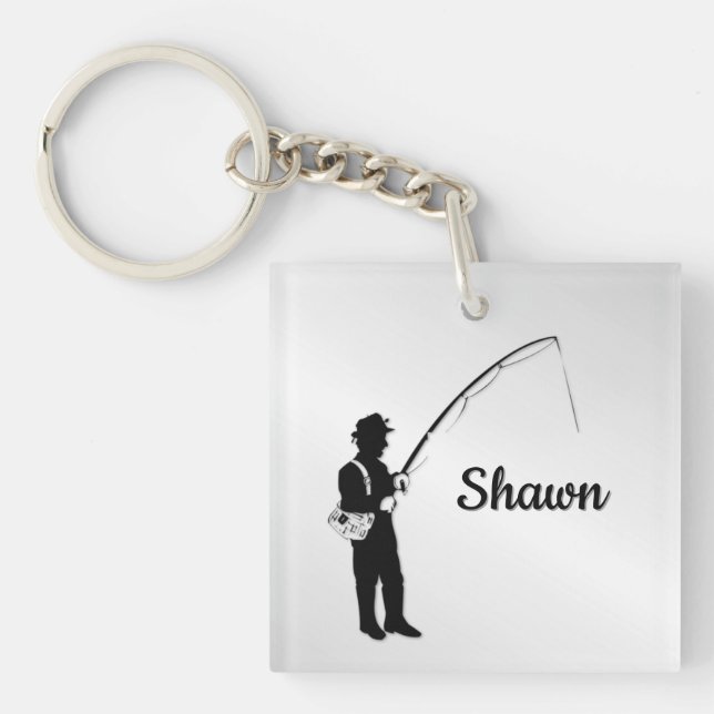 Porte-clefs Pêche personnelle (Devant)