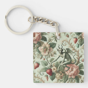 Porte-clefs Péchés fraises - gothique baroque