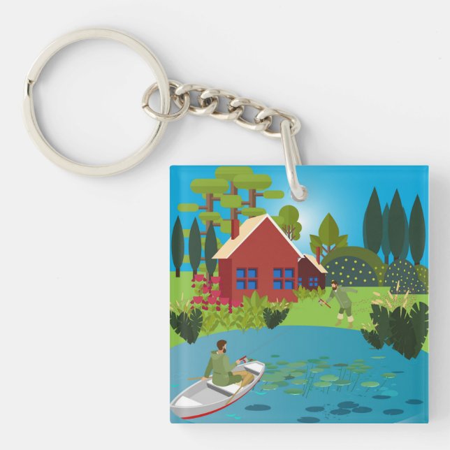 Porte-clefs Pêcheurs (Devant)