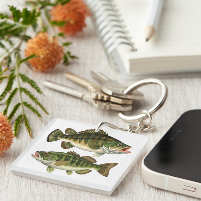 Porte-clefs Pêcheurs de basse pêche et pêcheurs (Devant Droit)