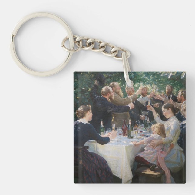 Porte-clefs Peder Severin Kroyer - Hip, Hip, Hurrah ! (Devant)