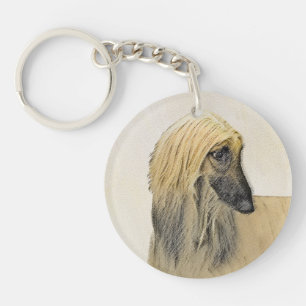Porte-clefs Peinture de la hache afghane - jolie art original