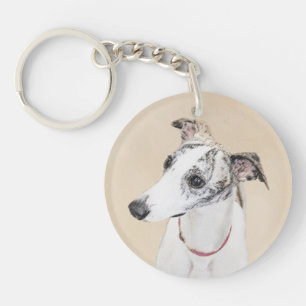Porte-clefs Peinture de marionnettes - Belle art original de c