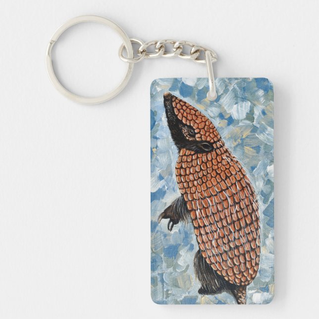 Porte-clefs Peinture de Tatou (Devant)