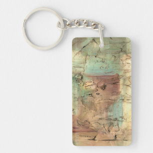 Porte-clefs Peinture de ton de la terre avec la surface