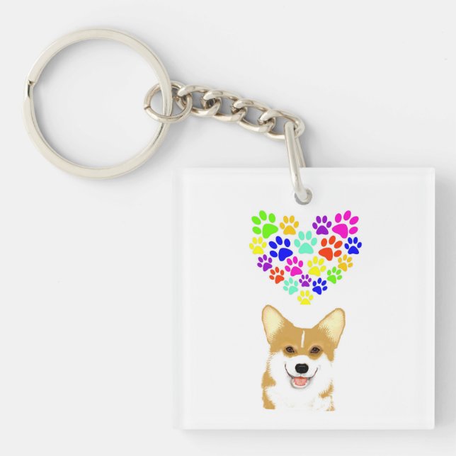 Porte-clefs Pembroke Corgi  (Devant)