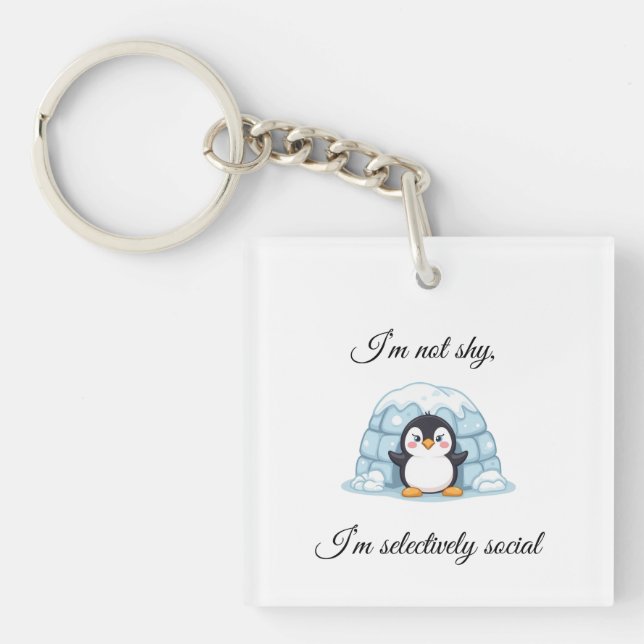 Porte-clefs Penguin & Igloo Keychain (Devant)