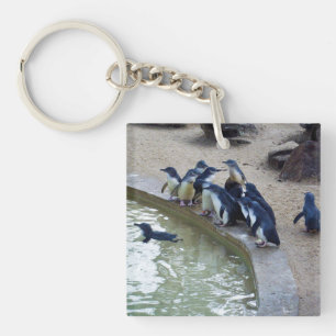 Porte-clefs Penguin Relay : équipe de natation de la colonie d