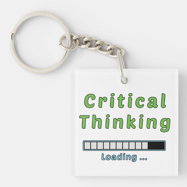 Porte-clefs Pensée critique (Devant)