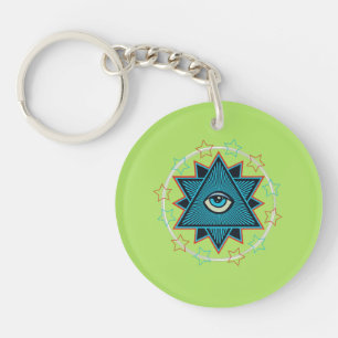 Porte-clefs Pentagramme Pentagramme Cinquième Étoile Culte sec