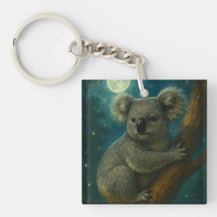 Porte-clefs Perch Koala Lune
