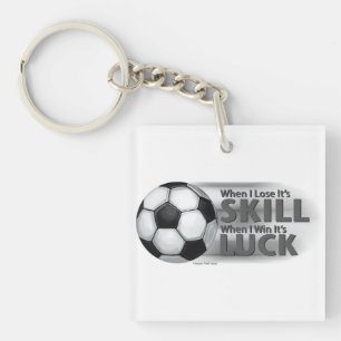 Porte-clefs Perdre la compétence Gagner la chance Football